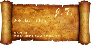 Jokits Tilla névjegykártya